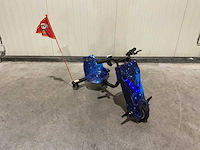 Ultra motocross drift trike 27ja 250w blauw heelal voertuig - afbeelding 26 van  38