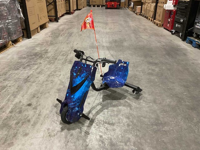 Ultra motocross drift trike 27ja 250w blauw heelal voertuig - afbeelding 33 van  38