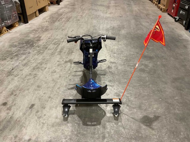 Ultra motocross drift trike 27ja 250w blauw heelal voertuig - afbeelding 36 van  38