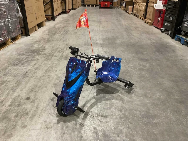 Ultra motocross drift trike 27ja 250w blauw heelal voertuig - afbeelding 33 van  38