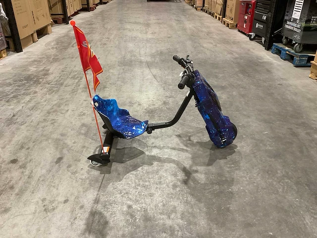 Ultra motocross drift trike 27ja 250w blauw heelal voertuig - afbeelding 1 van  38
