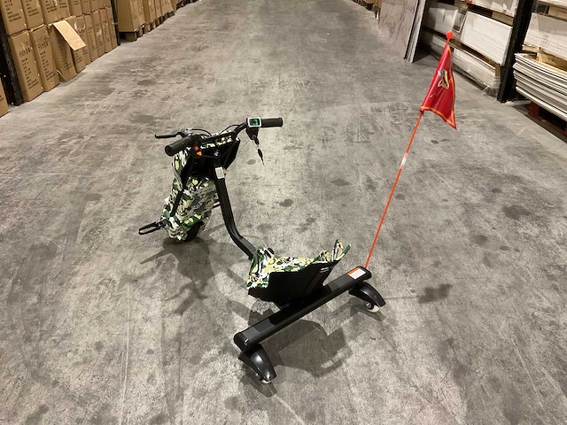Ultra motocross drift trike 27ja 250w camouflage voertuig - afbeelding 27 van  30