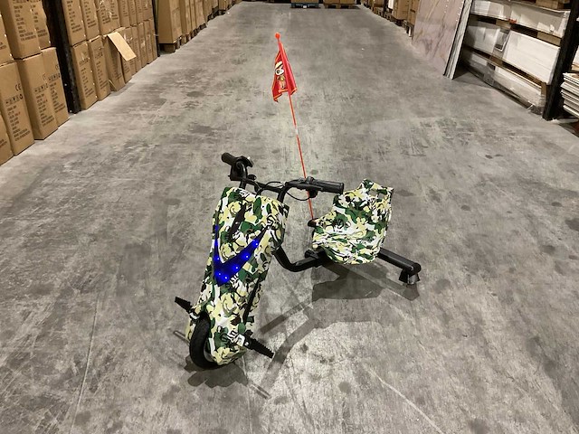 Ultra motocross drift trike 27ja 250w camouflage voertuig - afbeelding 29 van  30