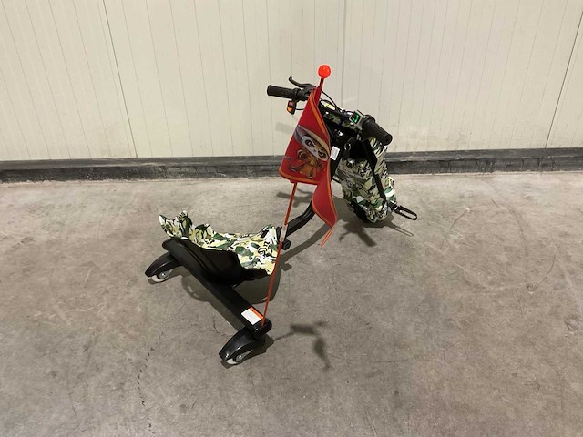 Ultra motocross drift trike 27ja 250w camouflage voertuig - afbeelding 17 van  21