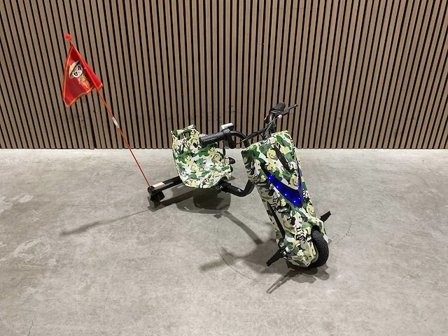 Ultra motocross drift trike 27ja 250w camouflage voertuig - afbeelding 9 van  33