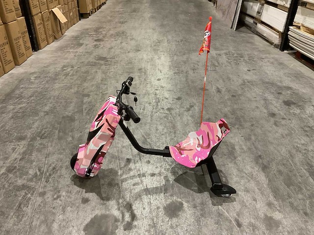 Ultra motocross drift trike 27ja 250w roze voertuig - afbeelding 1 van  29