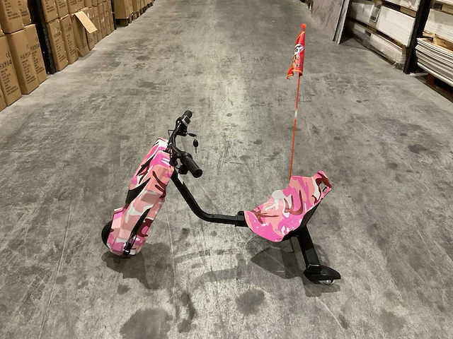 Ultra motocross drift trike 27ja 250w roze voertuig - afbeelding 1 van  33