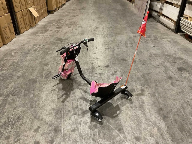 Ultra motocross drift trike 27ja 250w roze voertuig - afbeelding 2 van  33