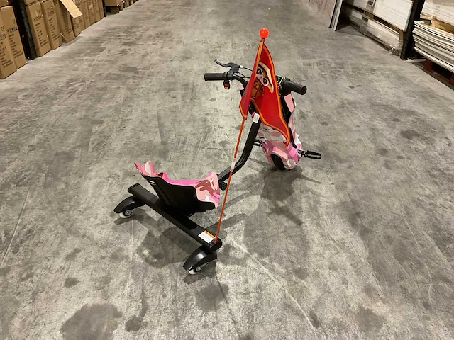 Ultra motocross drift trike 27ja 250w roze voertuig - afbeelding 8 van  11