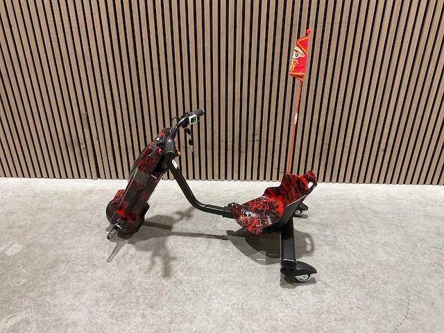 Ultra motocross drift trike 27ja 250w zwart rood voertuig - afbeelding 3 van  23
