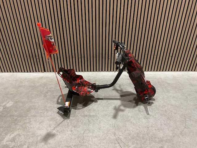 Ultra motocross drift trike 27ja 250w zwart rood voertuig - afbeelding 9 van  32