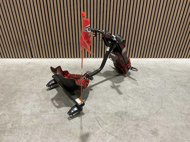 Ultra motocross drift trike 27ja 250w zwart rood voertuig - afbeelding 10 van  32