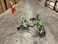 Ultra motocross drift trike 27ja 250w zwart/groen/wit voertuig - afbeelding 27 van  32