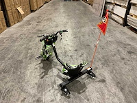 Ultra motocross drift trike 27ja 250w zwart/groen/wit voertuig - afbeelding 32 van  32