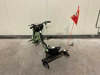Ultra motocross drift trike 27ja 250w zwart/groen/wit voertuig - afbeelding 26 van  32