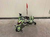 Ultra motocross drift trike 27ja 250w zwart/groen/wit voertuig - afbeelding 17 van  32