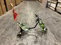 Ultra motocross drift trike 27ja 250w zwart/groen/wit voertuig - afbeelding 7 van  12