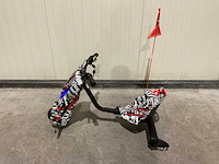 Ultra motocross drift trike 27ja 250w zwart/wit/rood voertuig - afbeelding 9 van  21