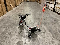 Ultra motocross drift trike 27ja 250w zwart/wit/rood voertuig - afbeelding 3 van  34