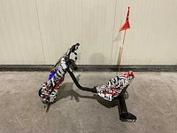 Ultra motocross drift trike 27ja 250w zwart/wit/rood voertuig - afbeelding 18 van  34