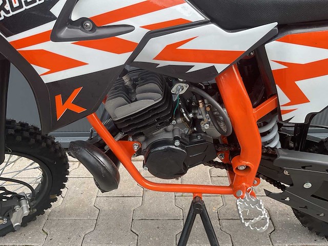 Ultra motocross koshine 50 14/12” crossmotor oranje 18 - afbeelding 2 van  13