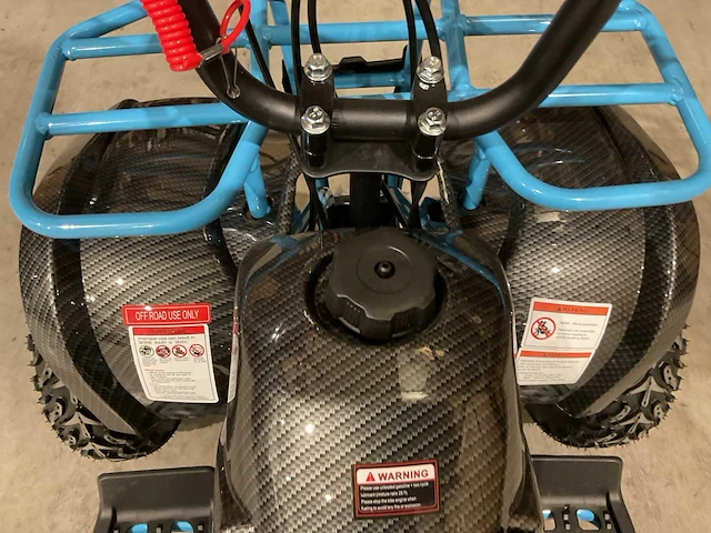 Ultra motocross ma06 met rekje atx 49 quad carbon - afbeelding 2 van  18