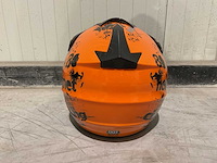Ultra motocross maat l v1 crossmotorhelm oranje - afbeelding 4 van  6
