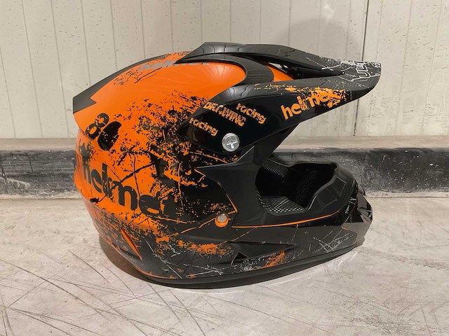 Ultra motocross maat l v1 crossmotorhelm oranje - afbeelding 5 van  6