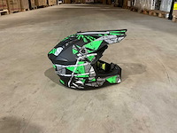 Ultra motocross maat m v1 crossmotorhelm groen - afbeelding 6 van  7