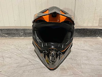 Ultra motocross maat m v1 crossmotorhelm oranje - afbeelding 2 van  6