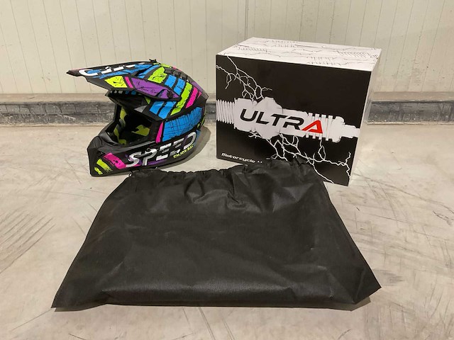 Ultra motocross maat s v1 crossmotorhelm alle kleuren - afbeelding 1 van  6