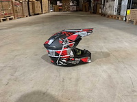 Ultra motocross maat s v1 crossmotorhelm rood/zwart - afbeelding 6 van  7