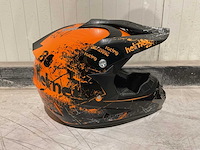 Ultra motocross maat xl v1 crossmotorhelm oranje - afbeelding 5 van  6