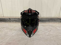 Ultra motocross maat xl v1 crossmotorhelm rood/zwart - afbeelding 2 van  6