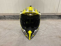 Ultra motocross maat xs v1 crossmotorhelm geel - afbeelding 2 van  6
