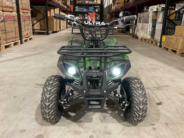 Ultra motocross met rekje atx 1000 elektrische quad camouflage ma06e - afbeelding 2 van  9