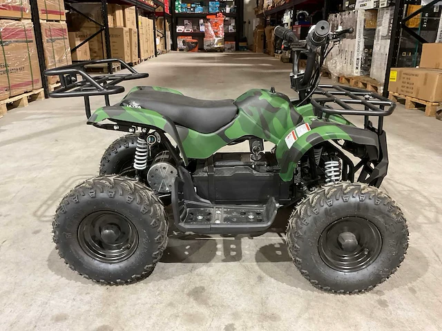 Ultra motocross met rekje atx 1000 elektrische quad camouflage ma06e - afbeelding 6 van  9
