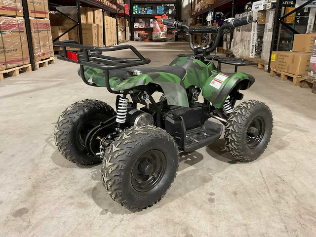 Ultra motocross met rekje atx 1000 elektrische quad camouflage ma06e - afbeelding 7 van  9