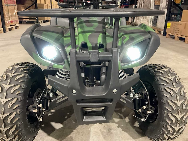 Ultra motocross met rekje atx 1000 elektrische quad camouflage ma06e - afbeelding 9 van  9