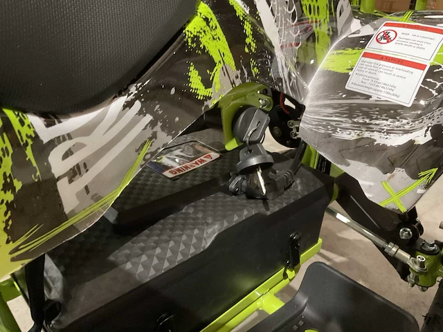 Ultra motocross met rekje atx 1000 elektrische quad groen ma06e - afbeelding 2 van  14