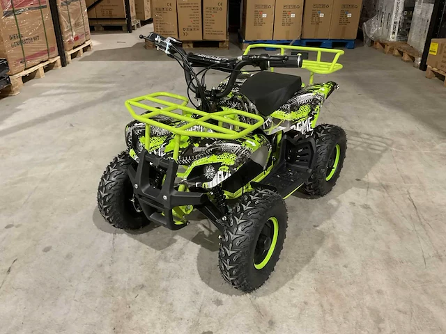 Ultra motocross met rekje atx 1000 elektrische quad groen ma06e - afbeelding 1 van  14