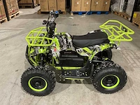 Ultra motocross met rekje atx 1000 elektrische quad groen ma06e - afbeelding 9 van  14
