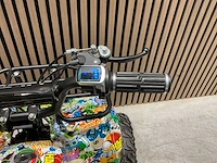 Ultra motocross met rekje atx 1000 elektrische quad wit terror ma06e - afbeelding 3 van  14
