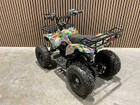 Ultra motocross met rekje atx 1000 elektrische quad wit terror ma06e - afbeelding 12 van  14