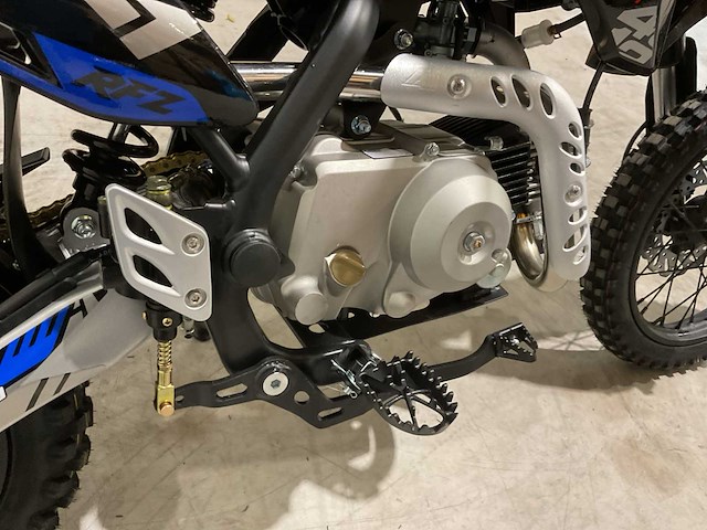 Ultra motocross thunder 110 crossmotor blauw - afbeelding 2 van  15