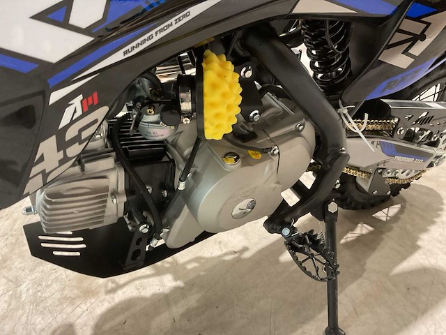 Ultra motocross thunder 110 crossmotor blauw - afbeelding 3 van  15