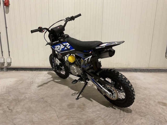 Ultra motocross thunder 110 crossmotor blauw - afbeelding 13 van  15