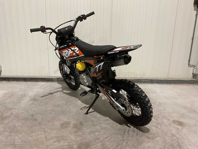 Ultra motocross thunder 110 crossmotor oranje - afbeelding 13 van  15
