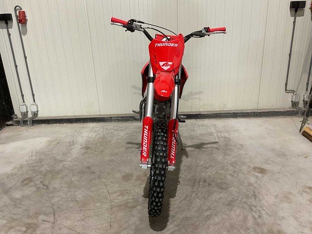 Ultra motocross thunder 125 crossmotor blauw - afbeelding 10 van  14