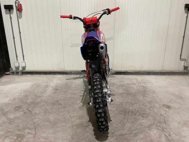 Ultra motocross thunder 125 crossmotor blauw - afbeelding 11 van  14